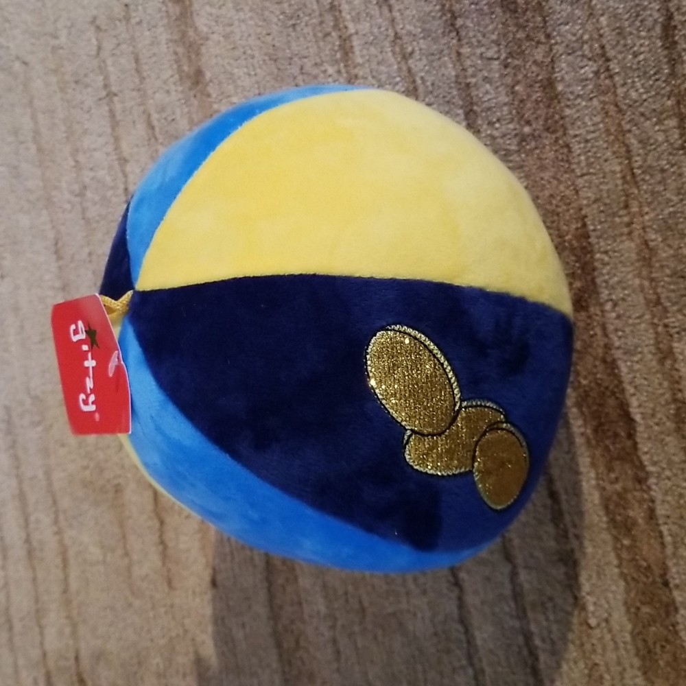 Nwt! Glitzy hanukkah rattle ball